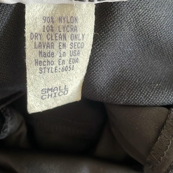 Vintage Pelicana Black Fringe Short Sleeve Formal Special Occasion Dress sz S - Picture 7 of 10